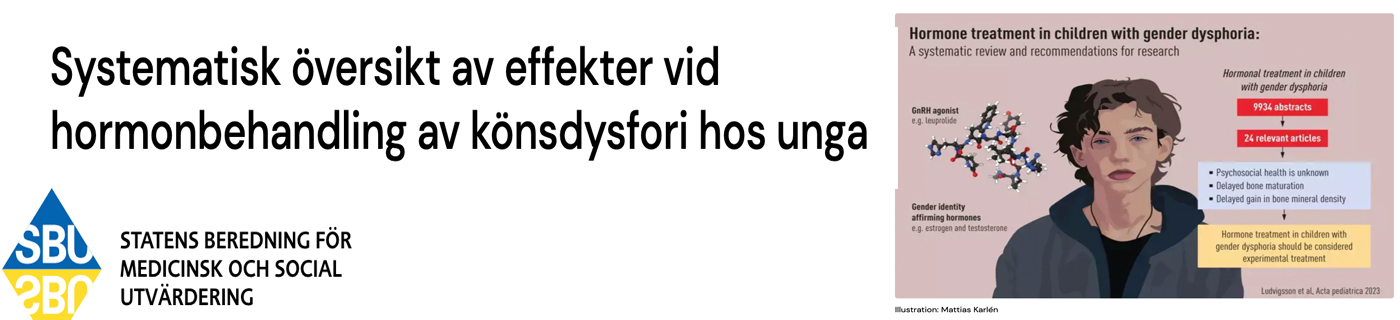 Systematisk översikt Av Effekter Vid Hormonbehandling Av Könsdysfori Hos Unga 